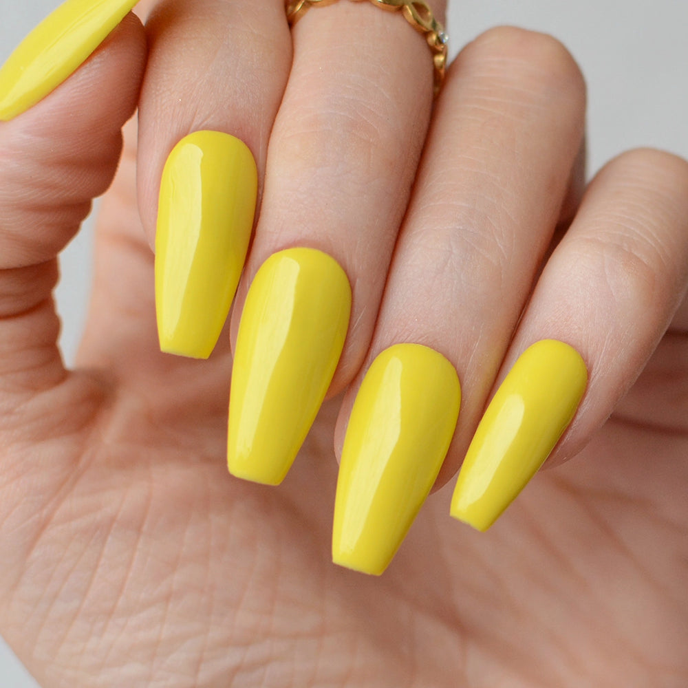 Color Click Base Gel Color - Color Base Coat - Real Yellow – Pink Mask