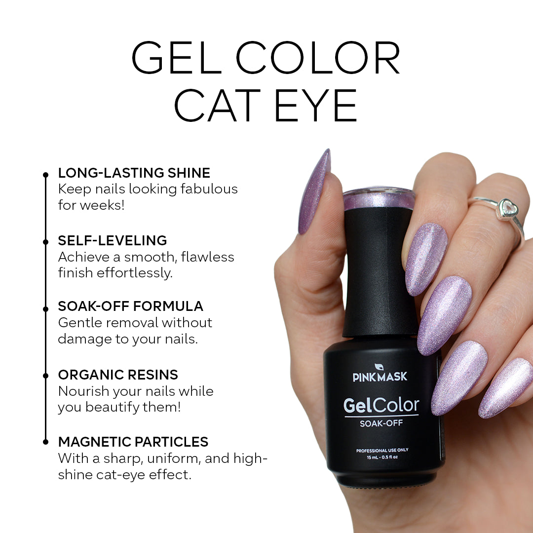 Gel Color - Moon Dust - Col. Pastel Cat Eye