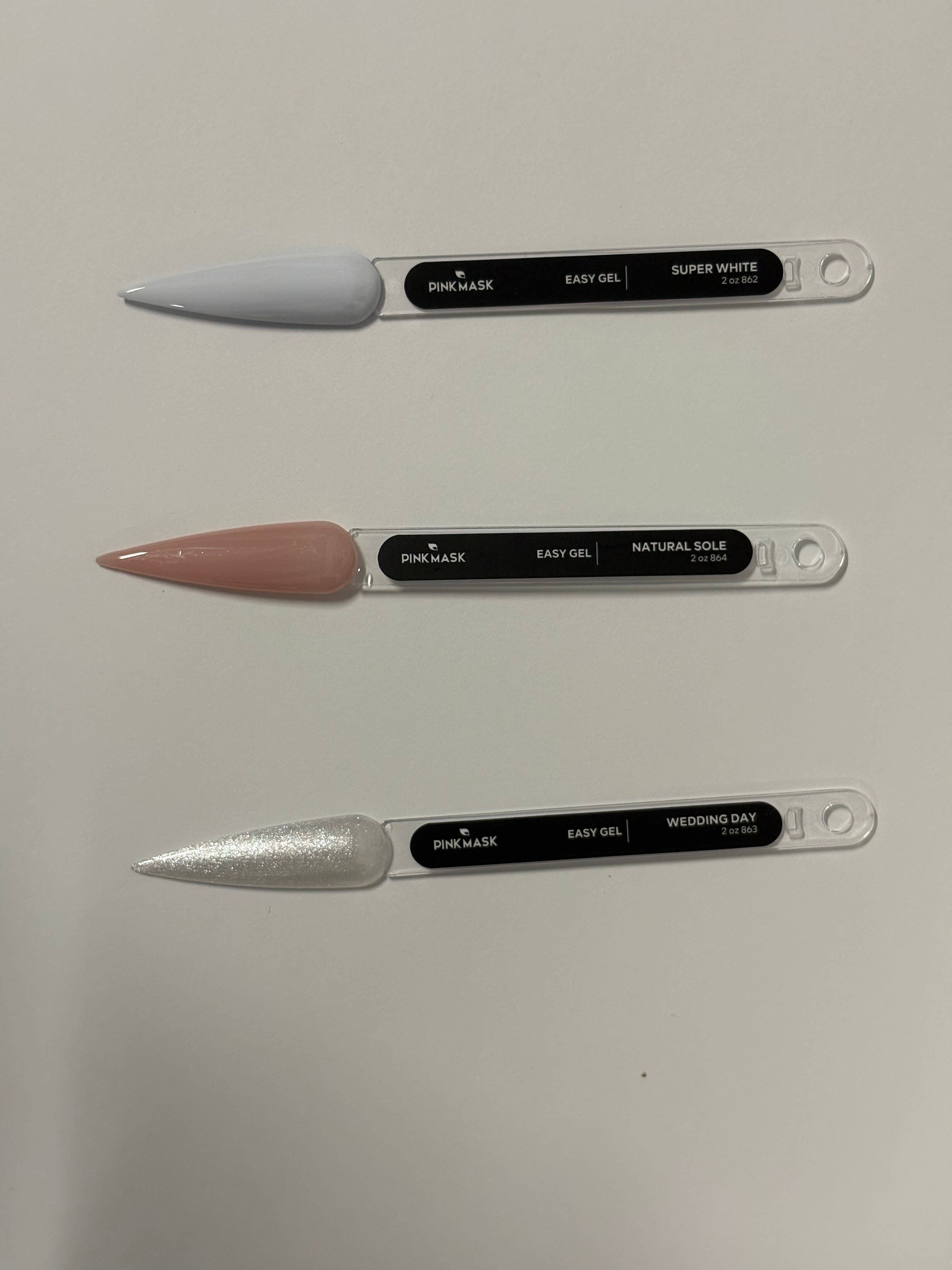 Easy Gel - Color Swatch Stick (Natural Sole y Wedding Day)