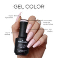 Gel Color - Pink Mask - infografia-nail polish - esmalte
