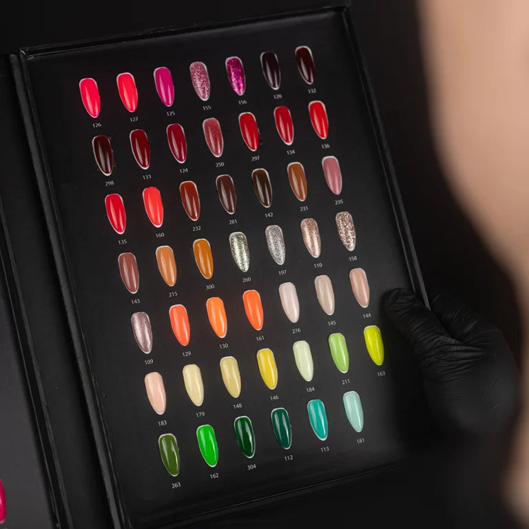 Gel Color Display Chart