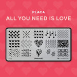 Stamping Plate: All You Need Is Love #18