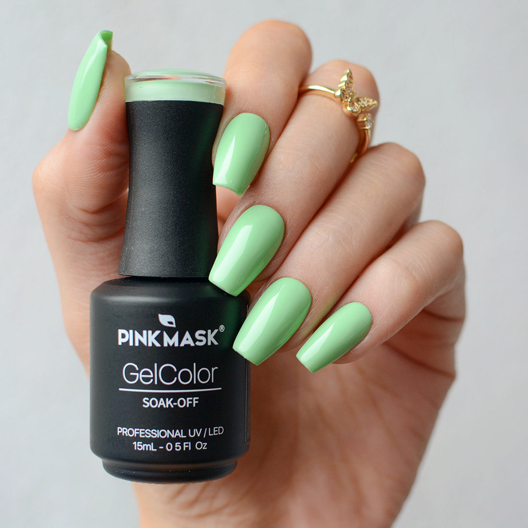 Gel Color - Pink Mask - vibrant nail polish