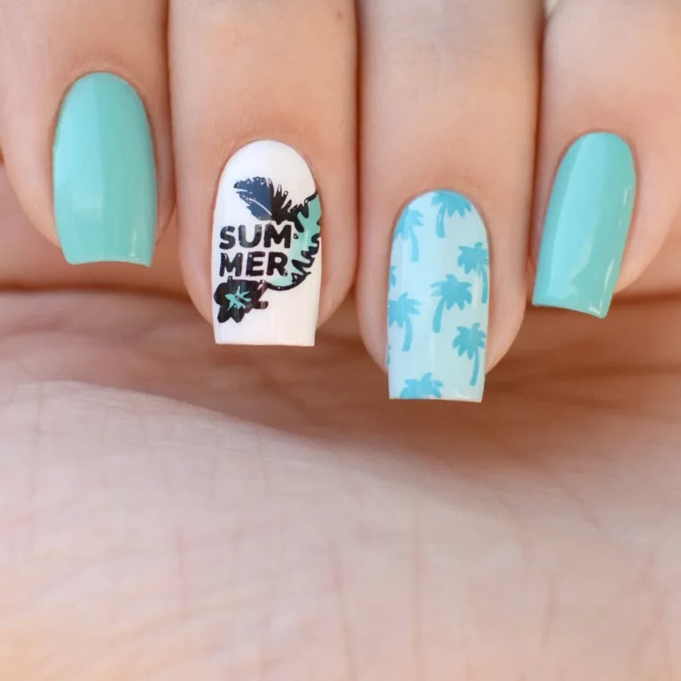 Stamping Plate: Summer #7