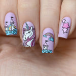 Stamping Plate: UNICORNS