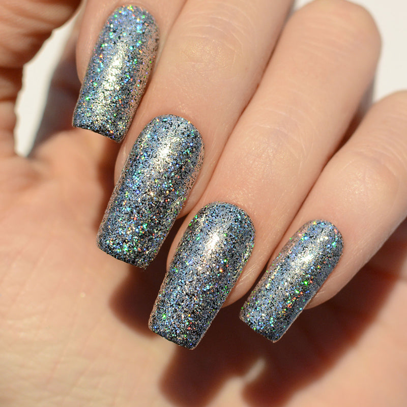Silver Holographic Effect - For Deco Nails – Pink Mask