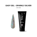 Polygel with Glitter - Pink Mask - vibrant glitter- acrygel for nail extensions