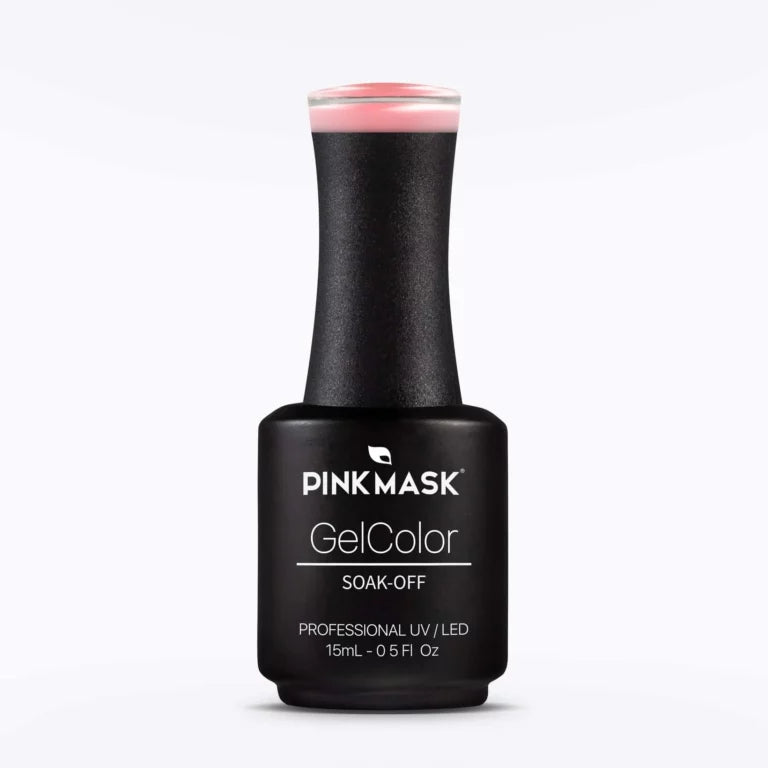 Gel Color - Pink Mask - vibrant nail polish - Esmalte semipermanente