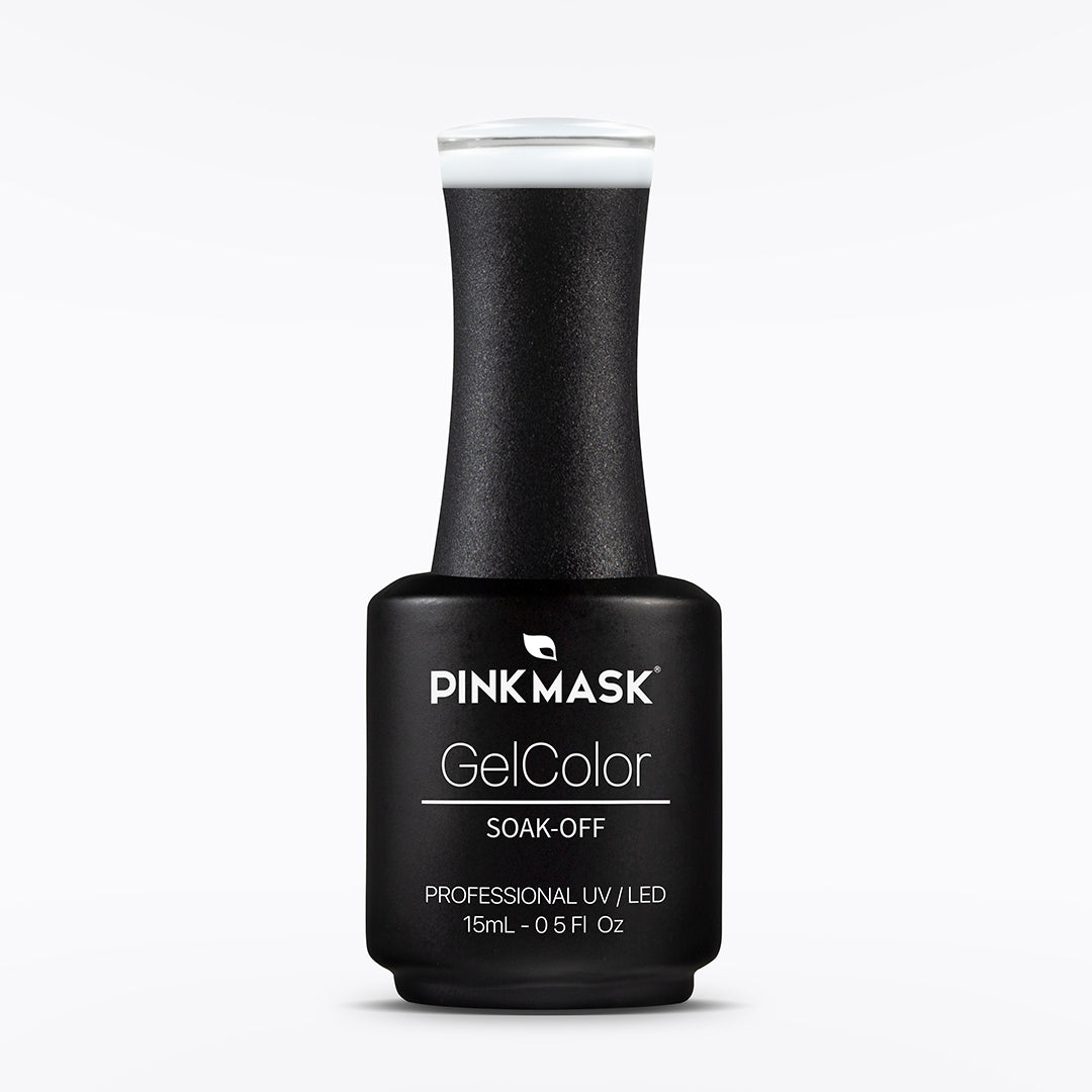 White Nail Polish - Pink Mask 