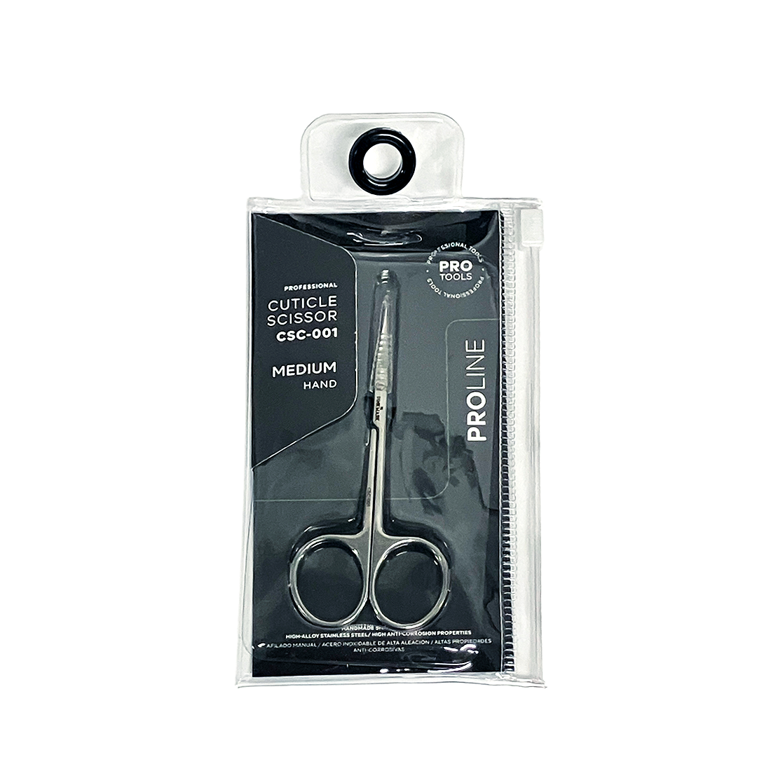 Professional Cuticle Scissor - Pro Line Curved Handles