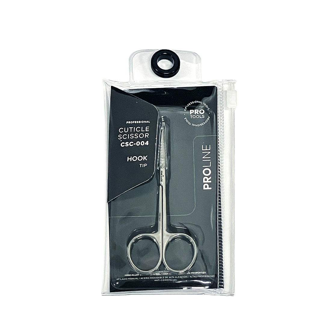 Professional Cuticle Scissor - Pro Line with Hook-tip Curve