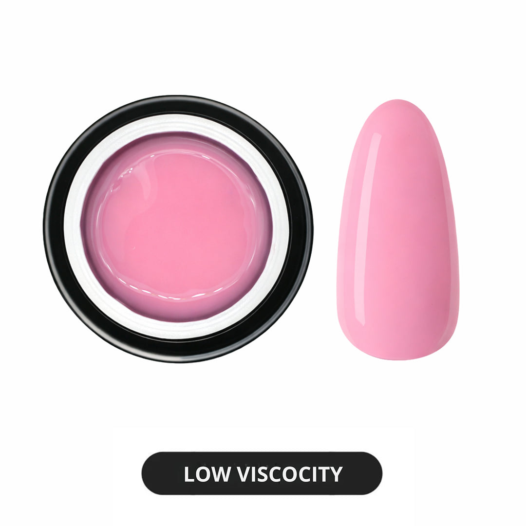 Builder Gel in a Pot - Pink Mask - gel for sculpting and nail repair.