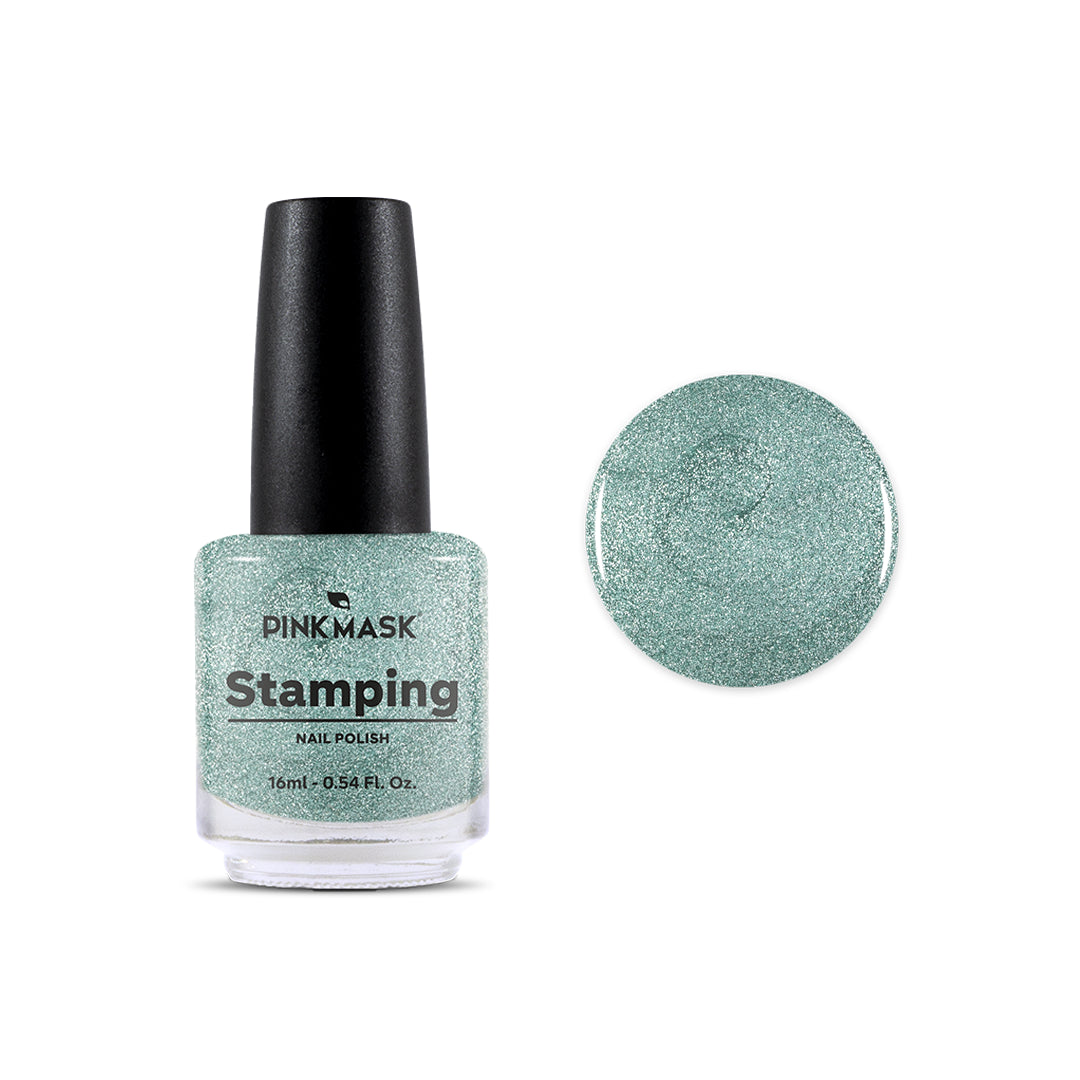 Stamping Polish - Metallic Green