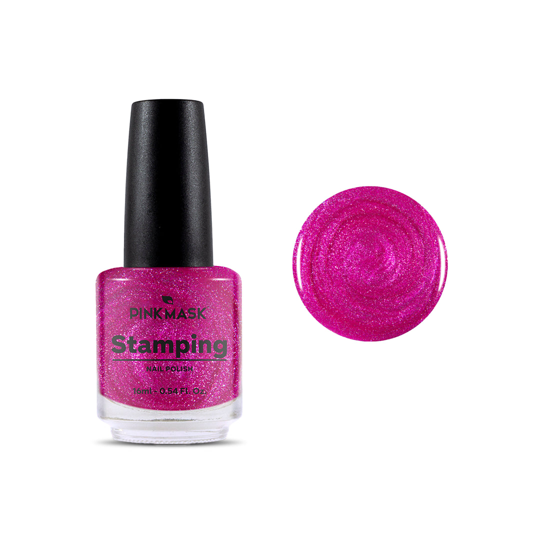 Stamping Polish - Metallic Pink