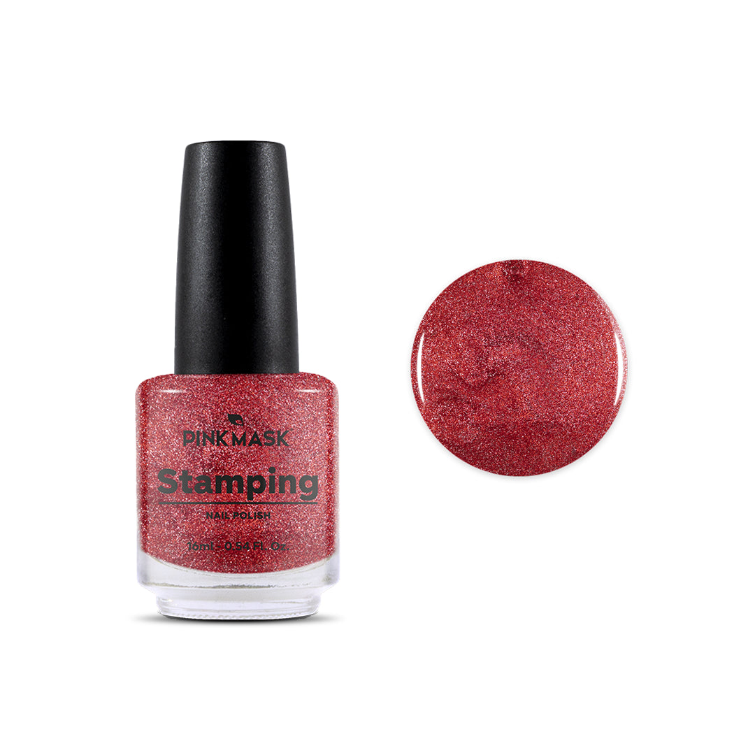 Stamping Polish - Metallic Red