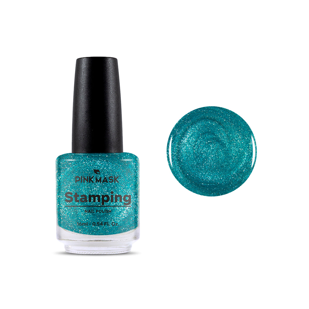 Stamping Polish - Metallic Turquoise