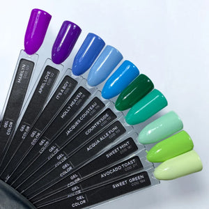 Gel Color - Swatch Labels