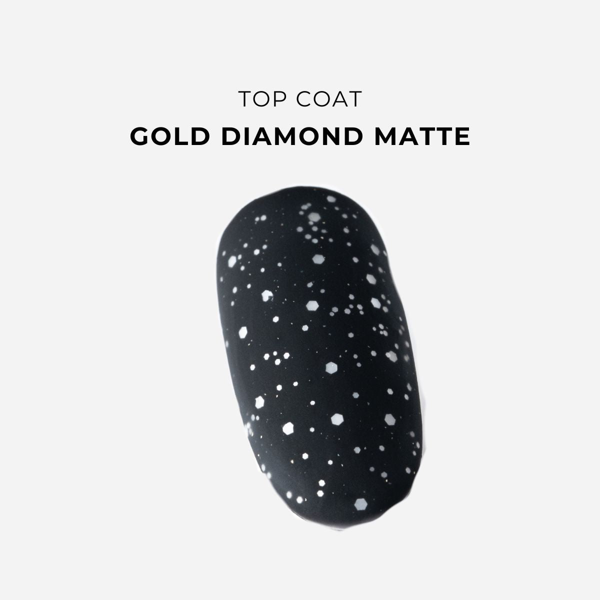 Top Coat - Gold Diamond Matte #4