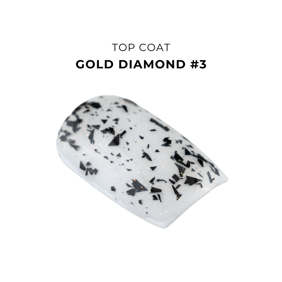 Top Coat - GOLD DIAMOND #3