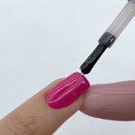 Crystal Top Coat - Pink Mask - glass-like finish for nails