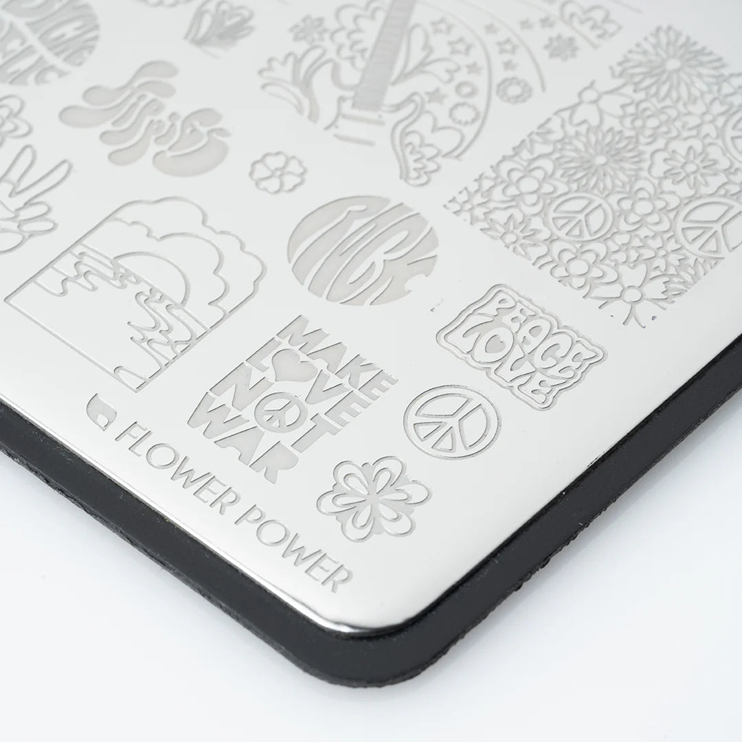 Stamping Plate - FLOWER POWER