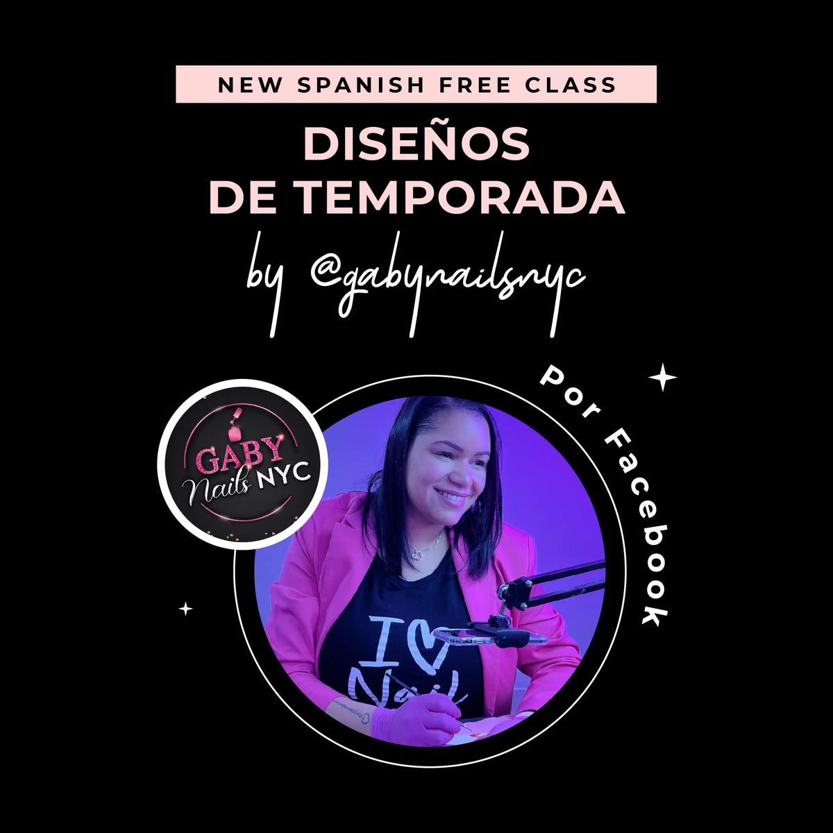 Clase Grabada Gratuita: Diseños de temporada by Gaby Nails