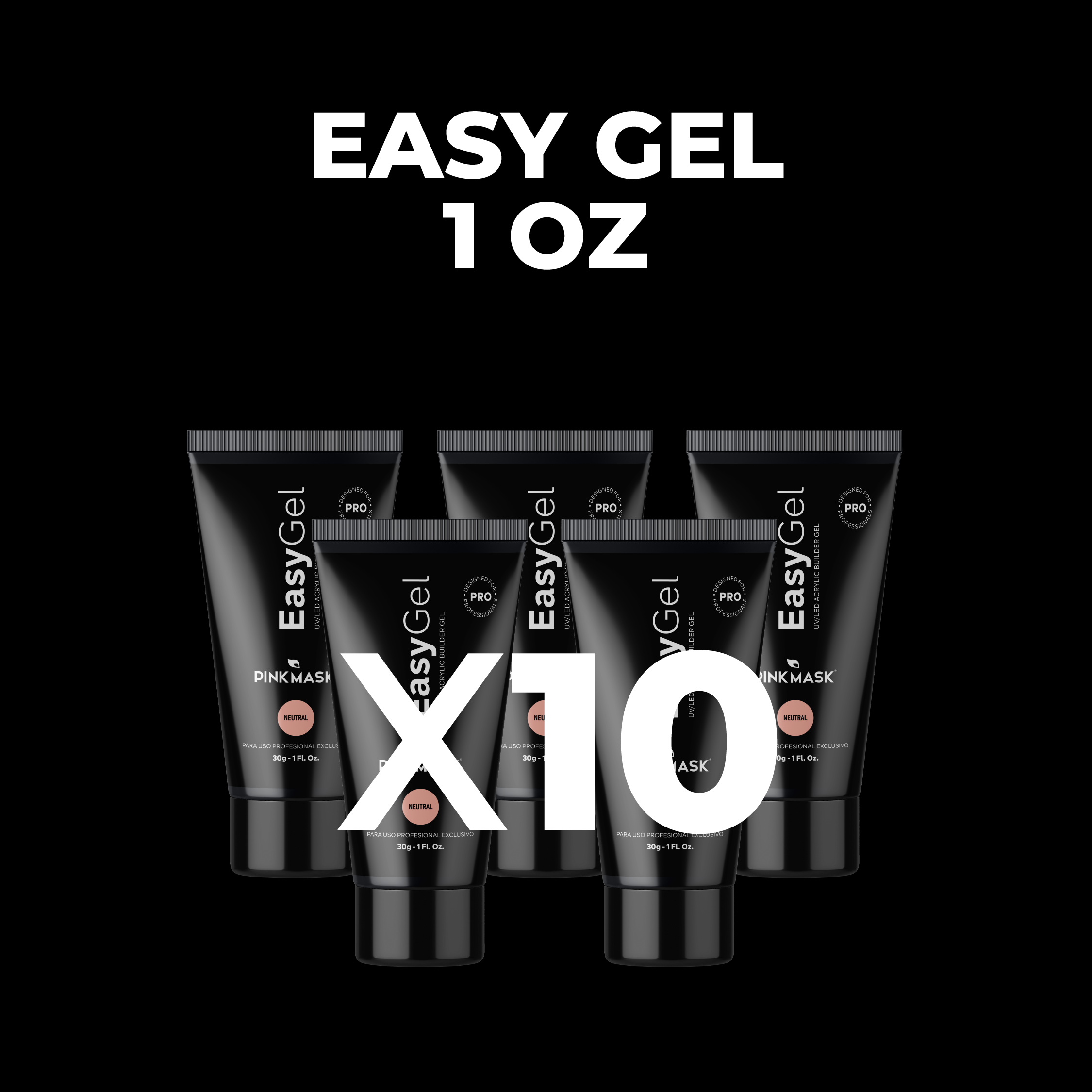 Easy Gel 1 oz Bundle x10