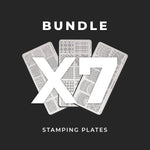 Stamping Plates Bundle x7