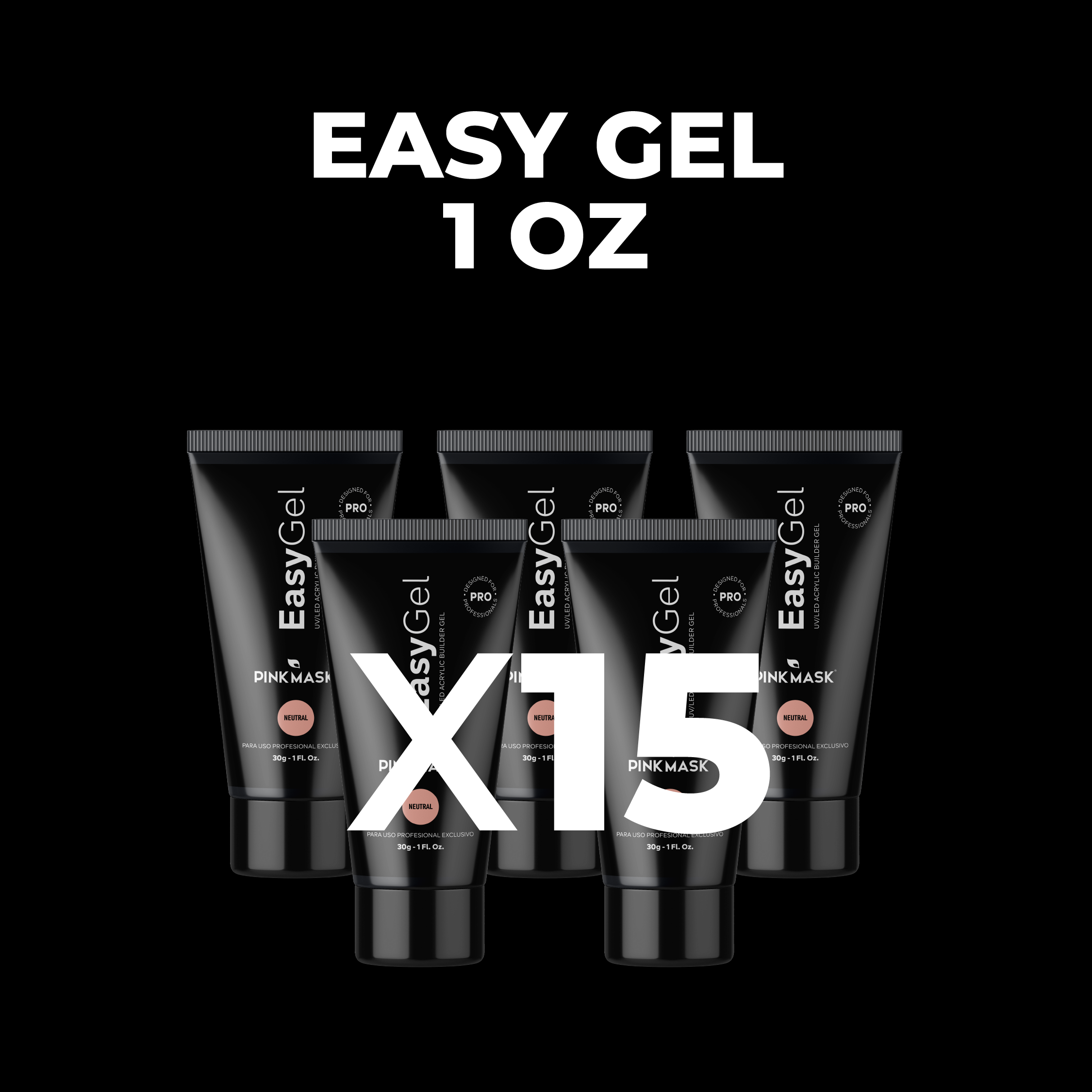 Easy Gel 1 oz Bundle x15