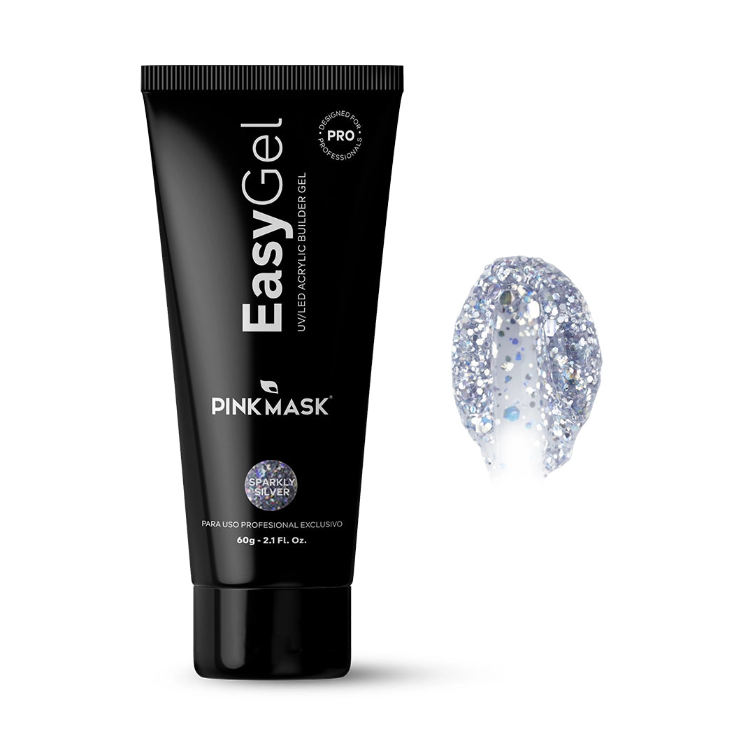 Easy Gel – Sparkly Silver - 2 oz