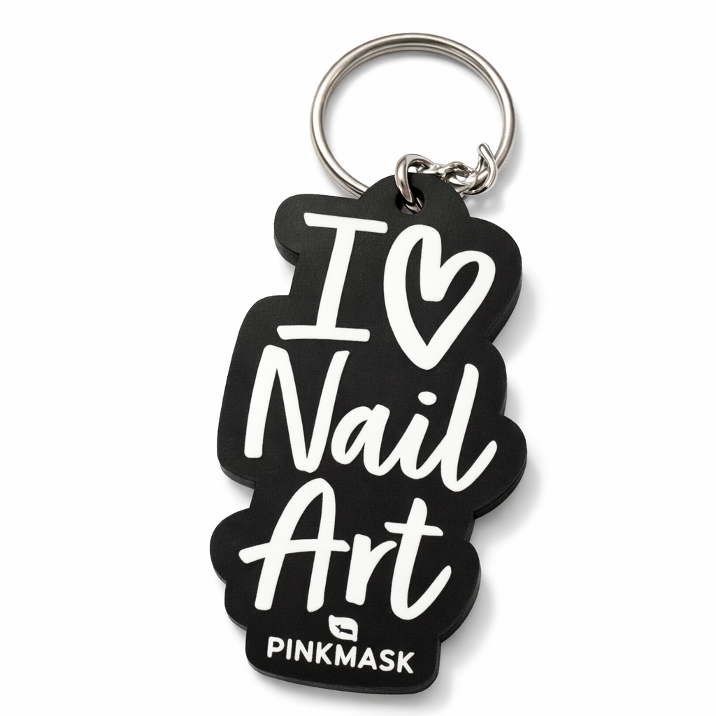 I Love Nail Art Keychain