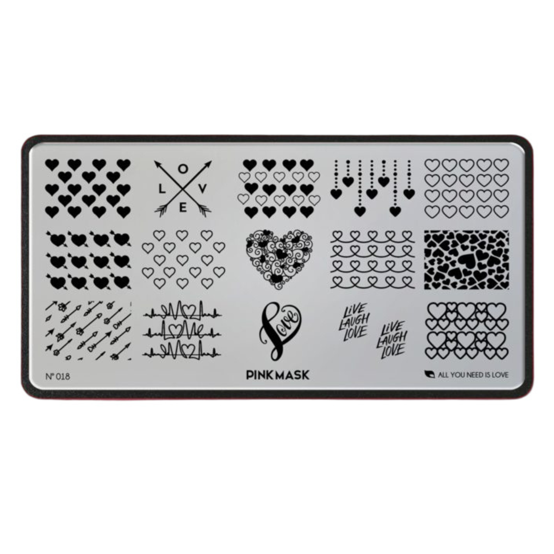 Stamping Plate: All You Need Is Love