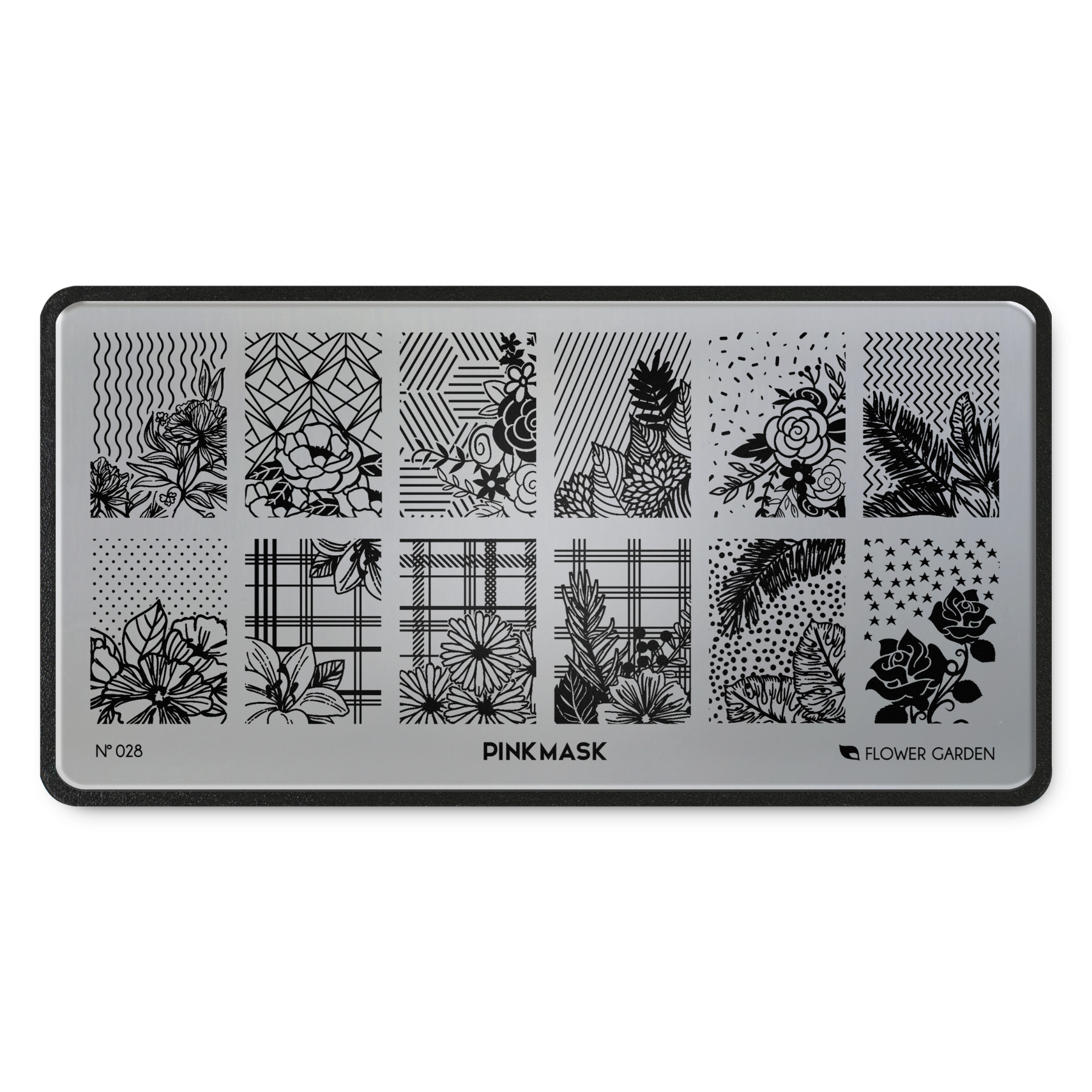 Stamping Plate: FLOWER GARDEN