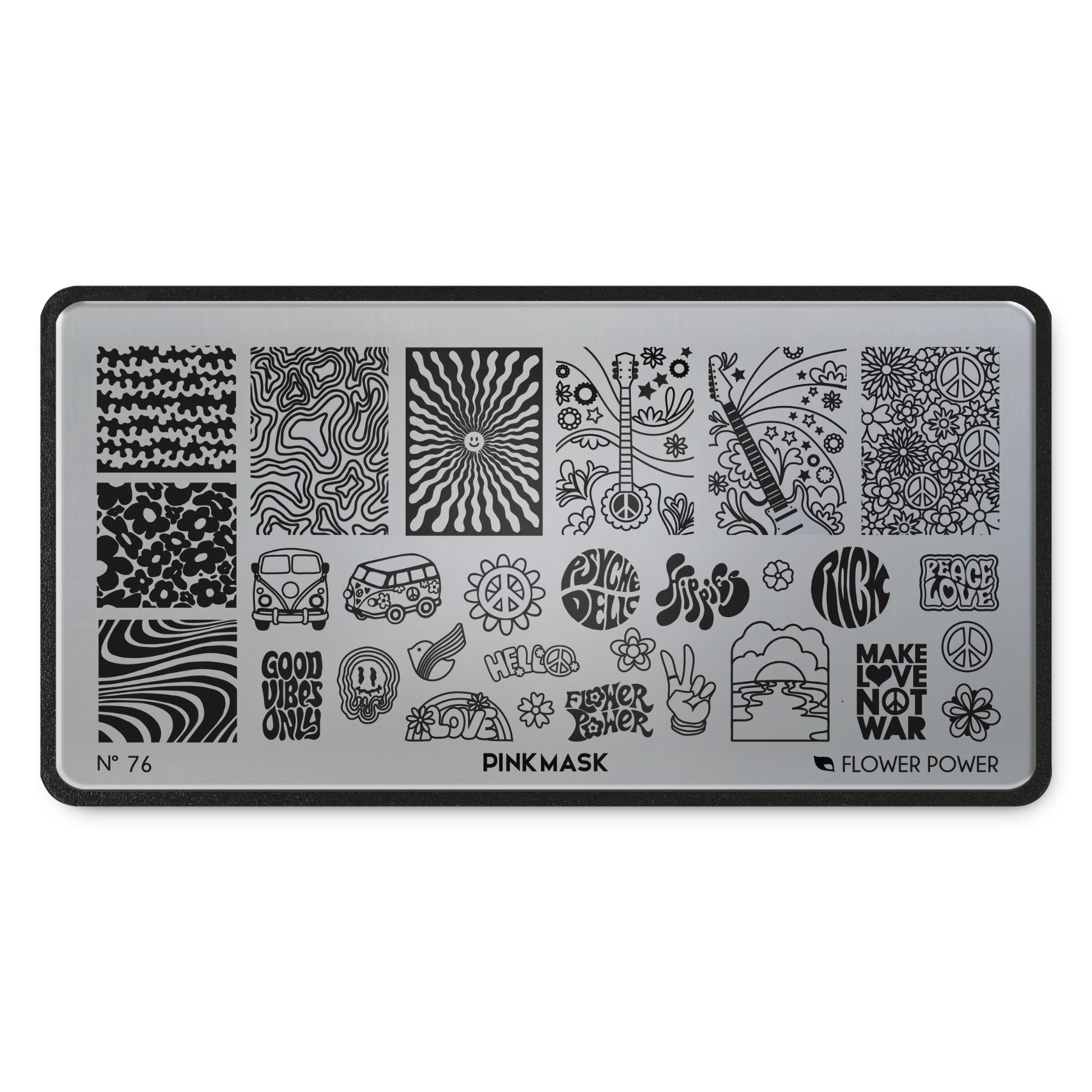 Stamping Plate - FLOWER POWER