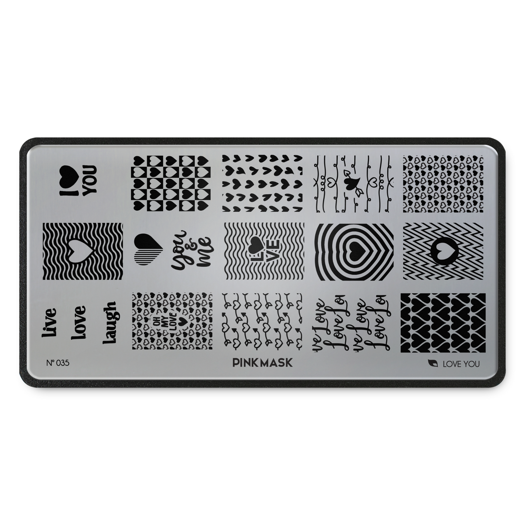 Stamping Plate: LOVE YOU