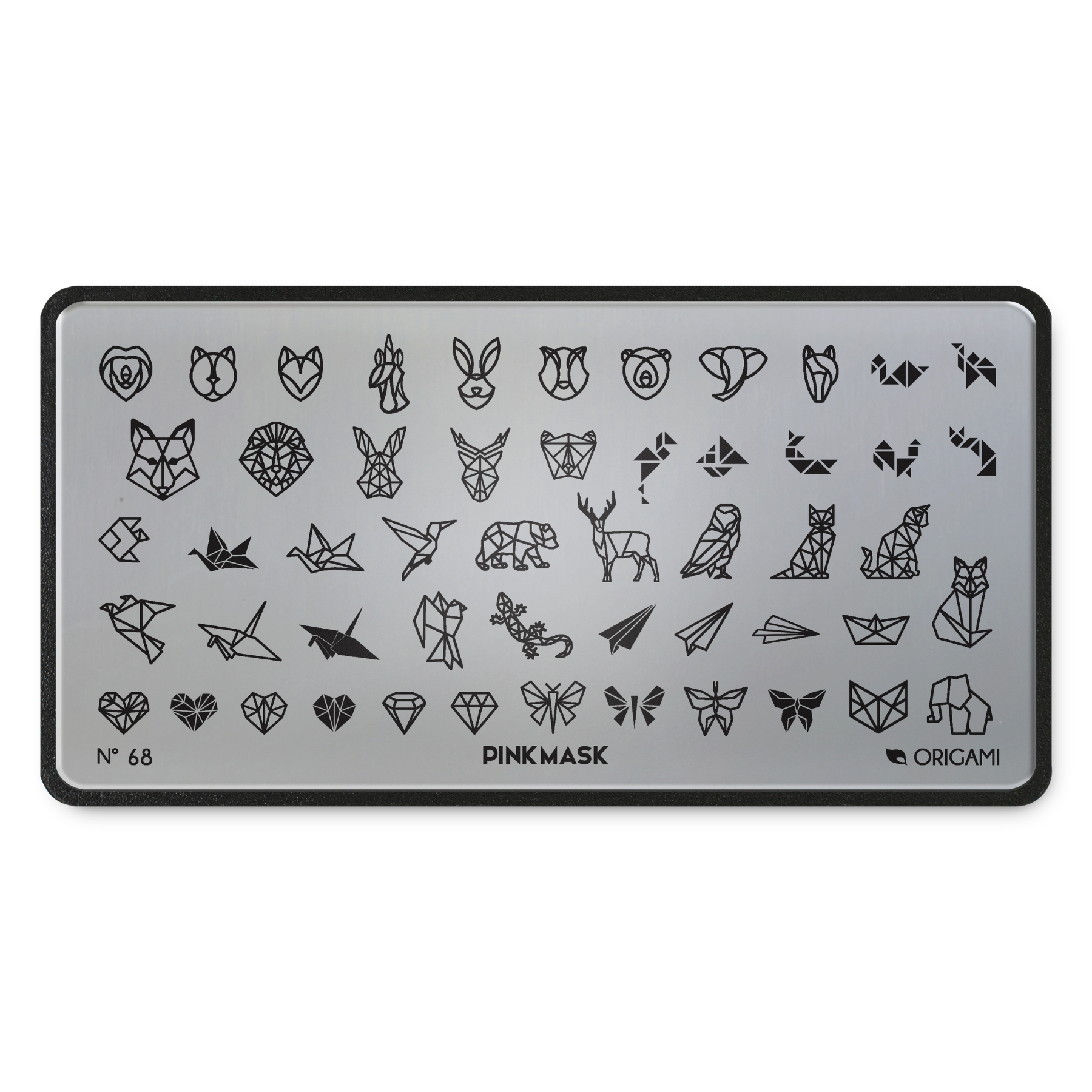 Stamping Plate: ORIGAMI