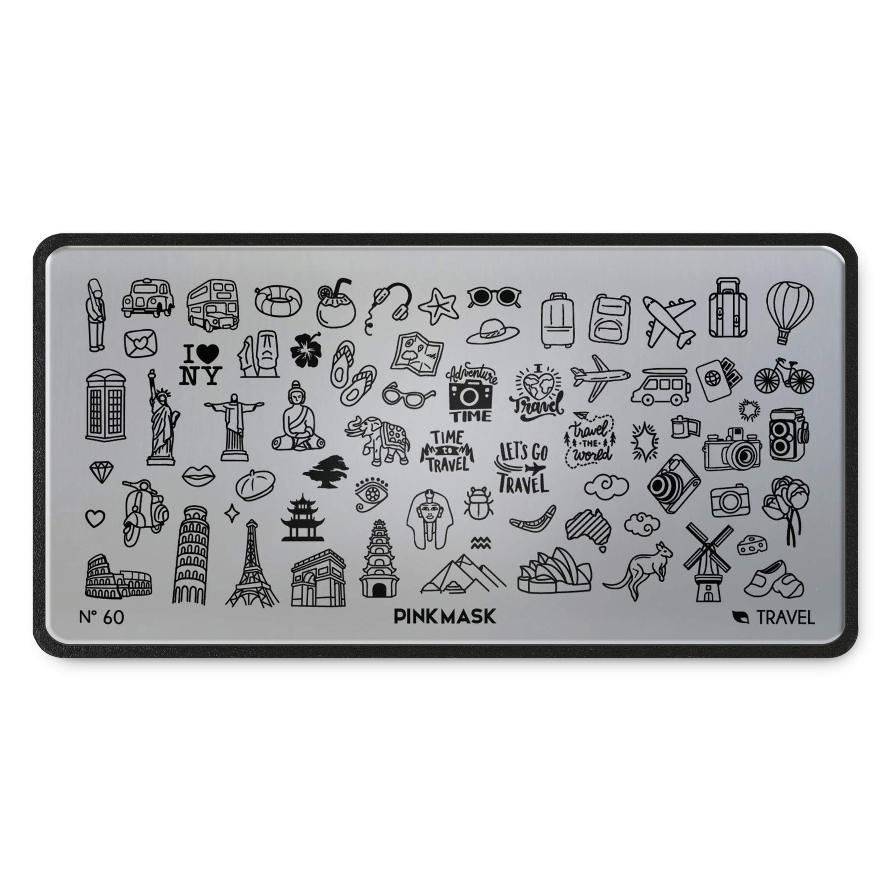 Stamping Plate: TRAVEL
