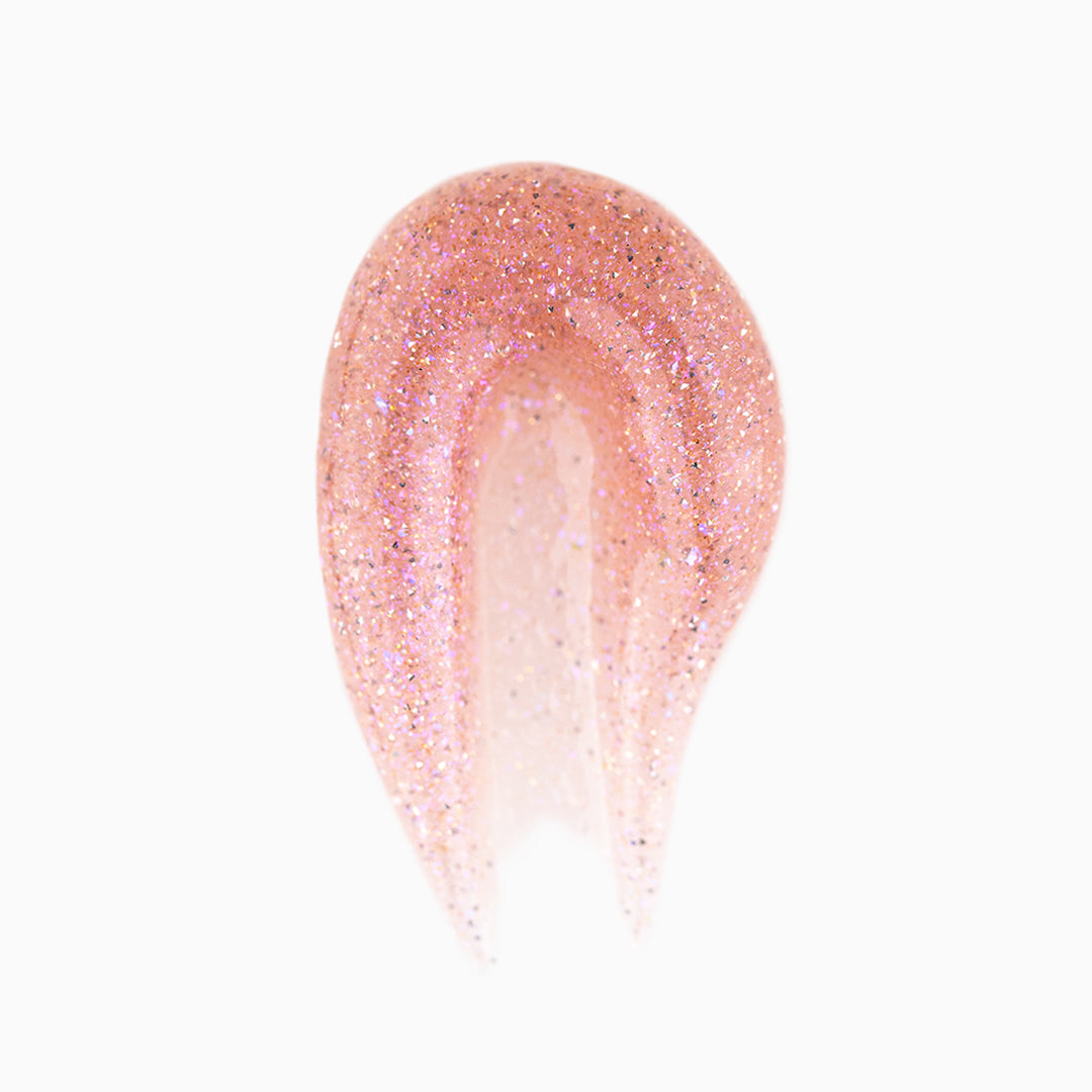 Polygel with Glitter - Pink Mask - vibrant glitter- acrygel for nail extensions