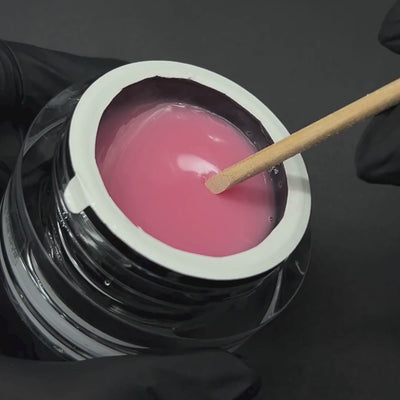 Builder gel ina  pot -cover pink jelly
