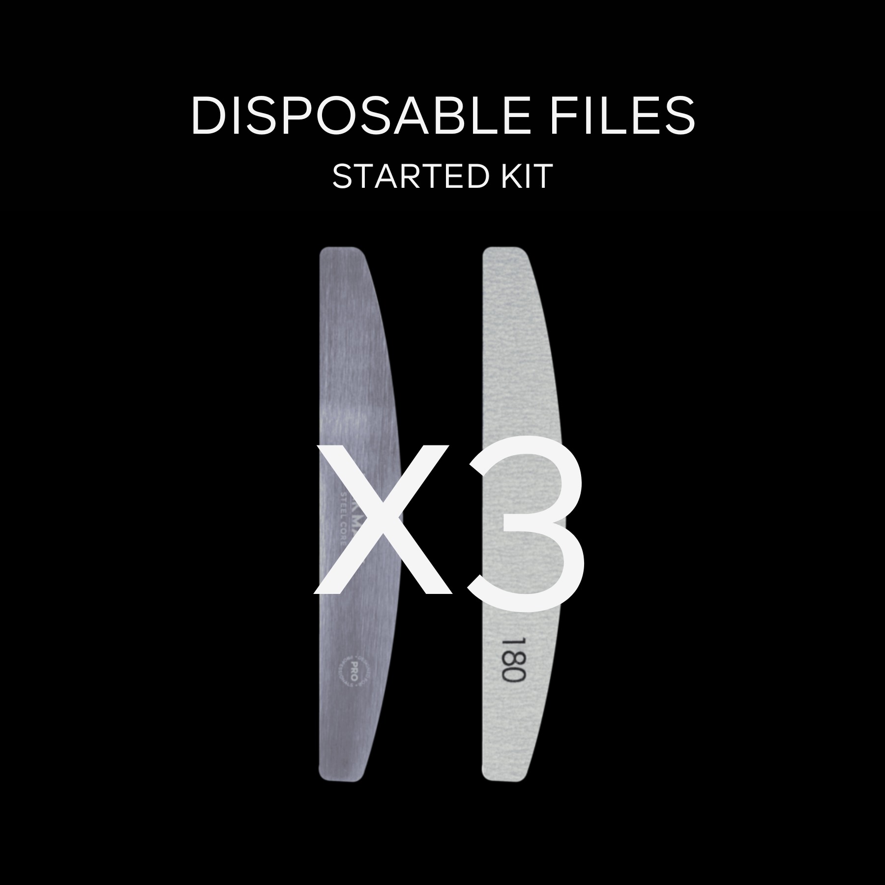 Disposable Files Kit x3