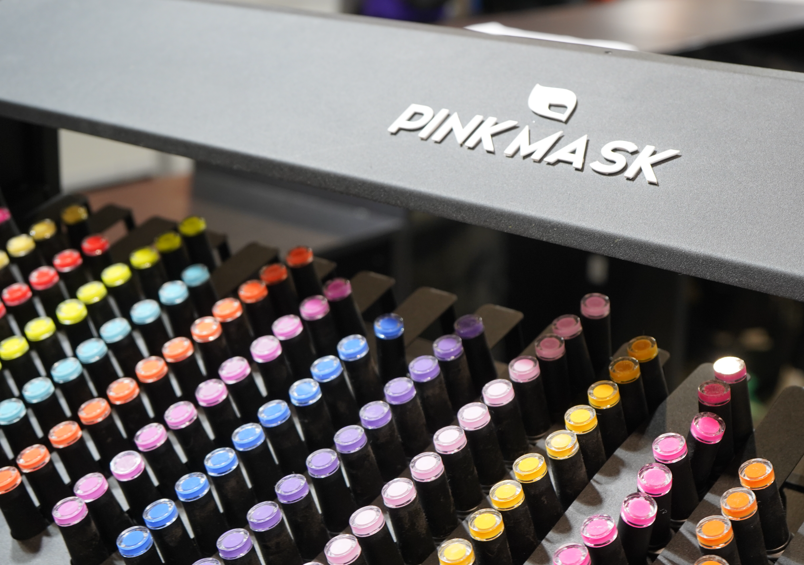 Pink Mask color rack
