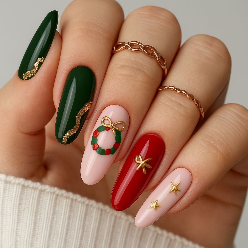Santa’s Nails