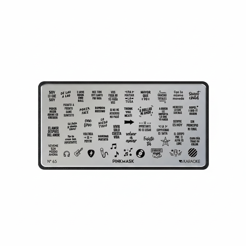 Placa de Stamping Karaoke #65