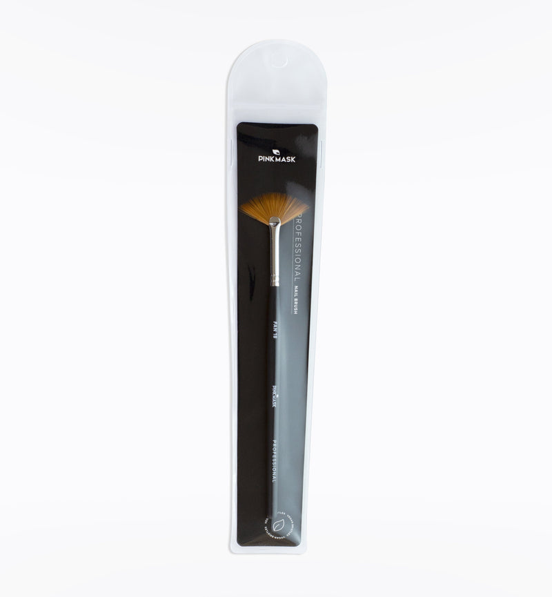 Brush Fan 18 - Pink Mask USA - Brush - Gel Polish