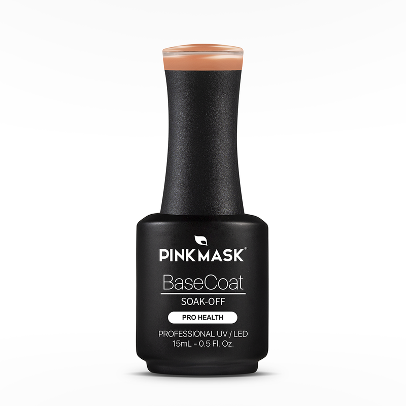 Gel Color - Rubber Base Coat - Autumn Maple - Pink Mask USA - Gel Polish