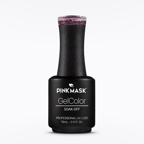 Gel Color Mardi Gras - CARNIVAL Col. - Pink Mask USA - Gel Color Collection - Gel Polish