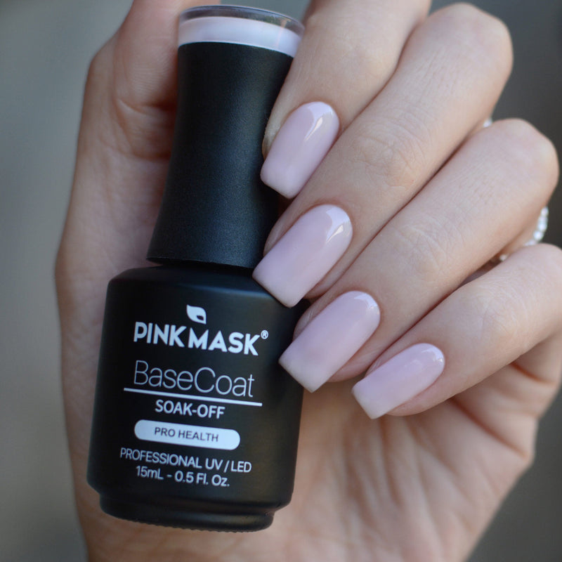 Gel Color - Rubber Base Coat Light Pink – Pink Mask