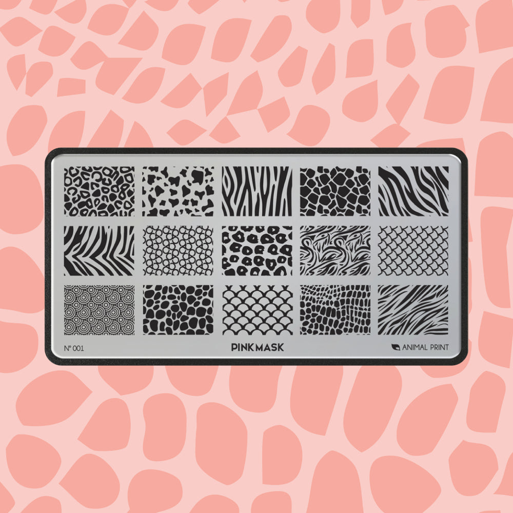 Stamping Plate: ANIMAL PRINT