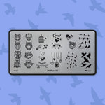 Stamping Plate: BIRDS