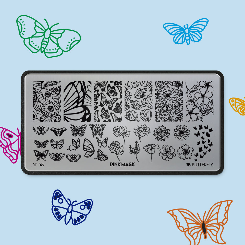 Stamping Plate: BUTTERFLY